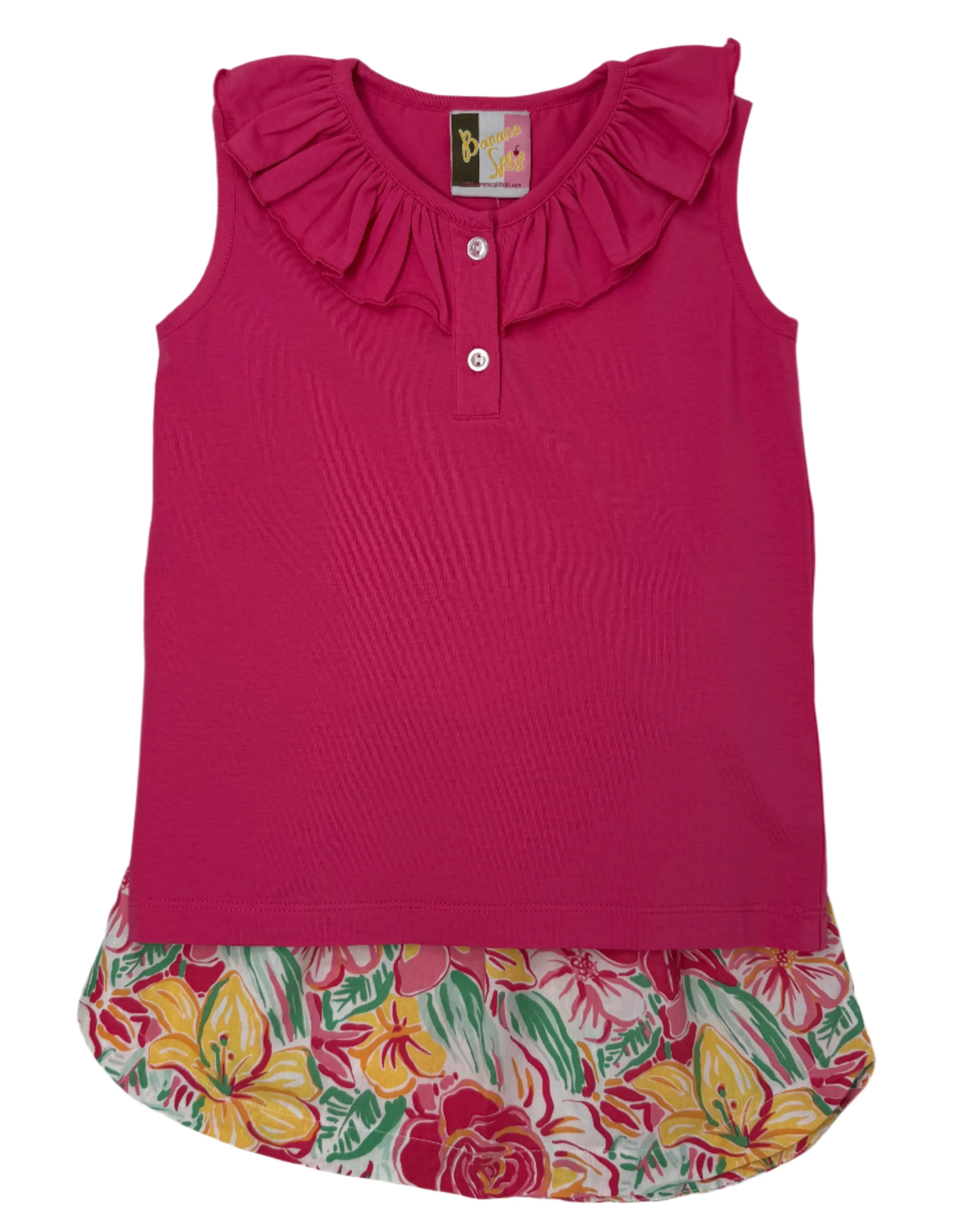 Pink Lily Skirt Set