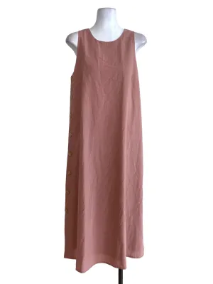 Pink Twill Shift Dress