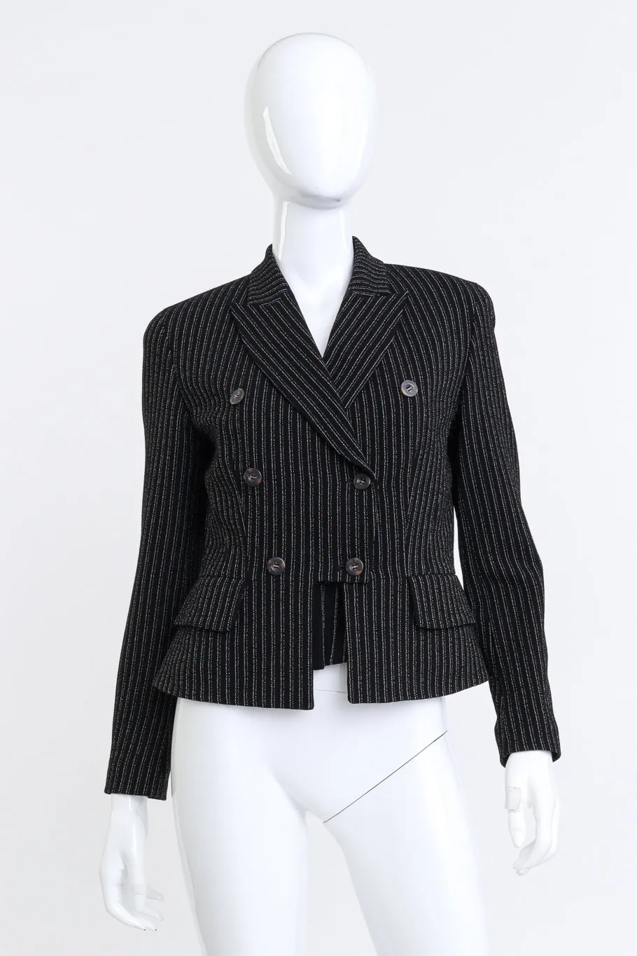 Pinstripe Blazer & Waistcoat Set