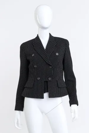 Pinstripe Blazer & Waistcoat Set