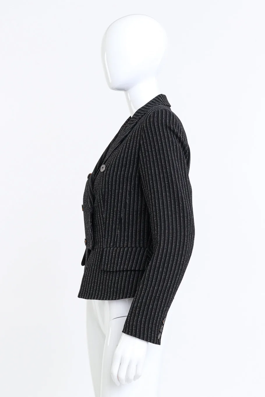 Pinstripe Blazer & Waistcoat Set