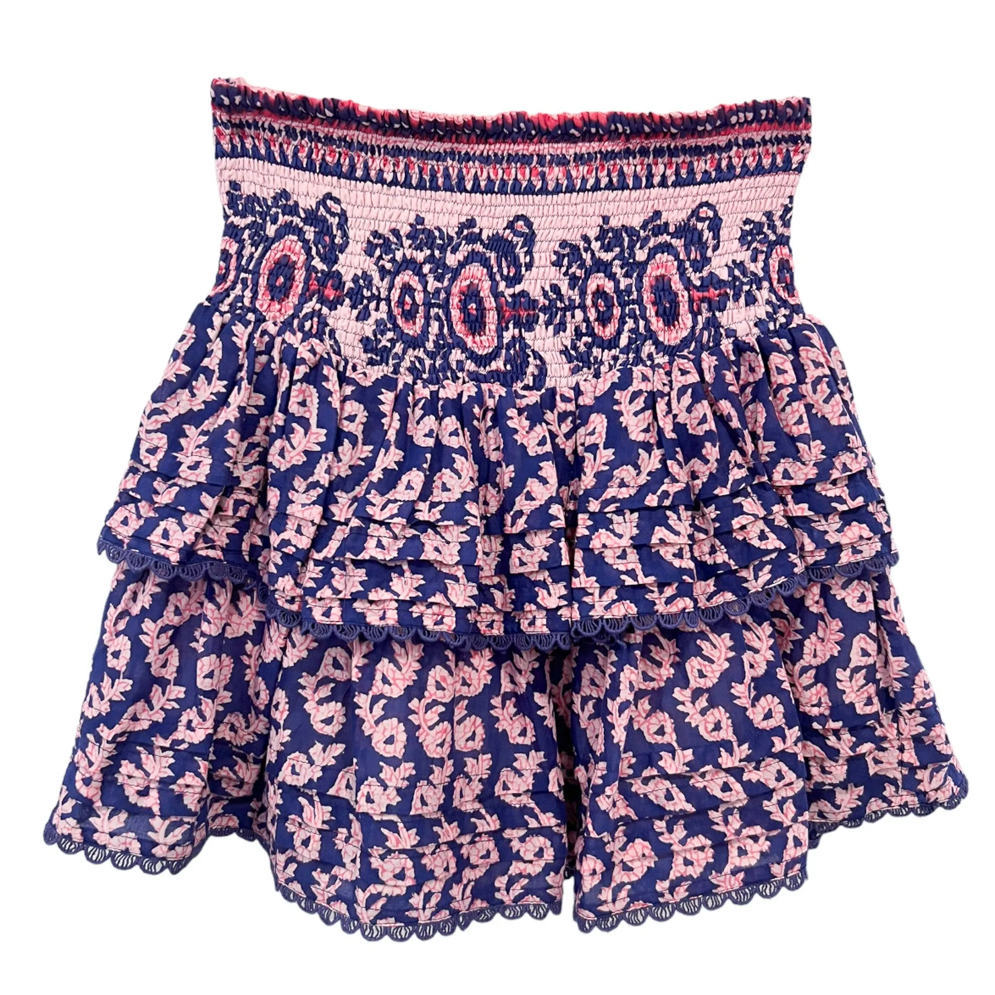 Pleated Smocked Skirt