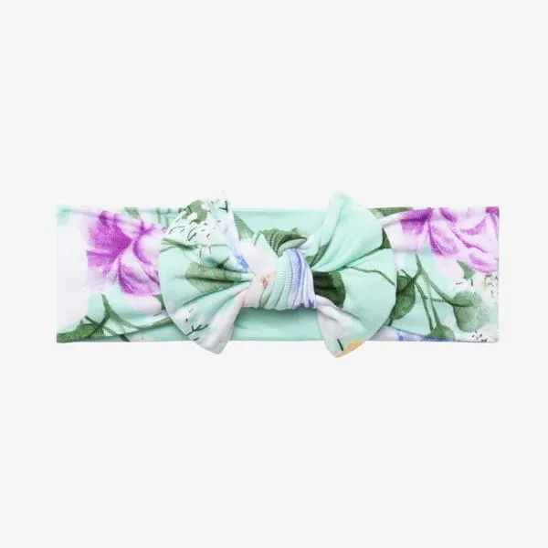 Posh Peanut Erin-Infant Headwrap Mint