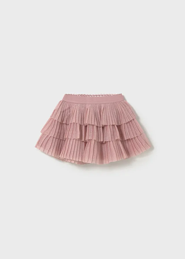 Pre-Order Mayoral 1041 Tee-Shirt and Mayoral 1901 Rose Pleated Tulle Skirt