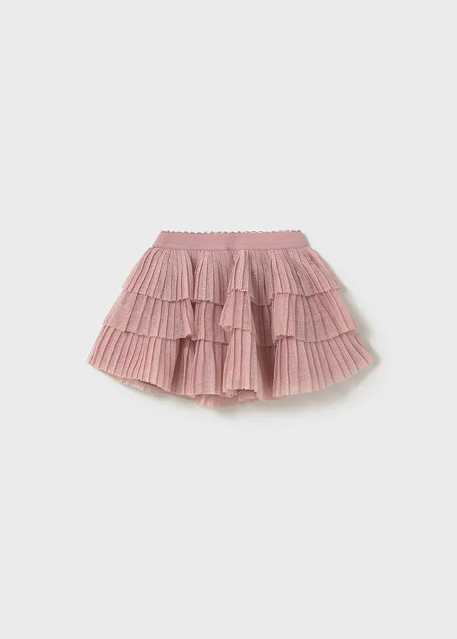 Pre-Order Mayoral 1041 Tee-Shirt and Mayoral 1901 Rose Pleated Tulle Skirt