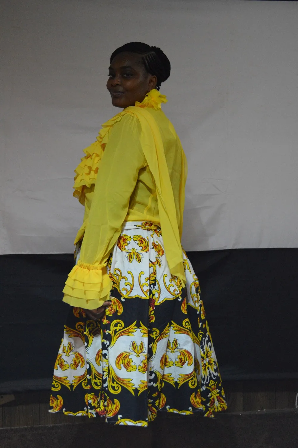 Print Midi Skirt