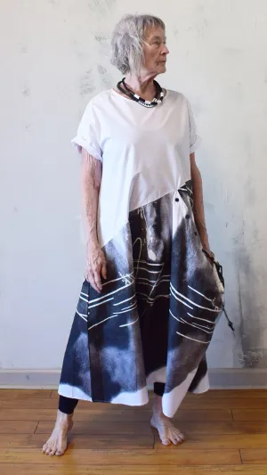 Print Shift Dress