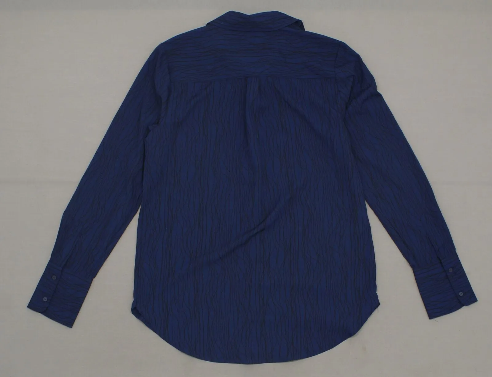 Prologue Women's Long Sleeve Collared Button-Down Chiffon Blouse Shirt Top