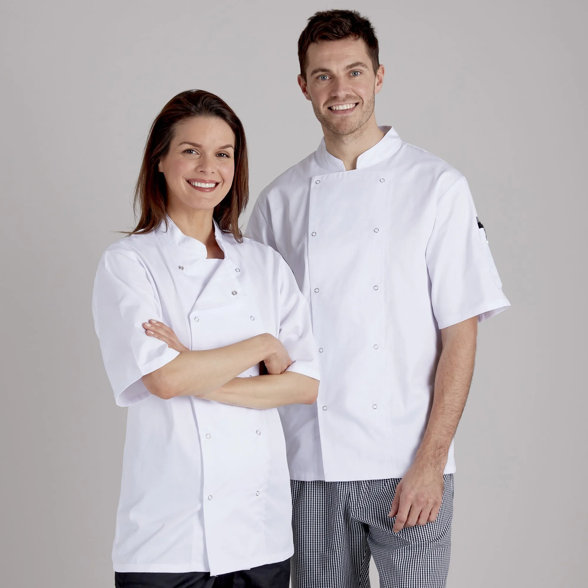 Proluxe Professional Chefs Jacket - Short Sleeve - Unisex - White