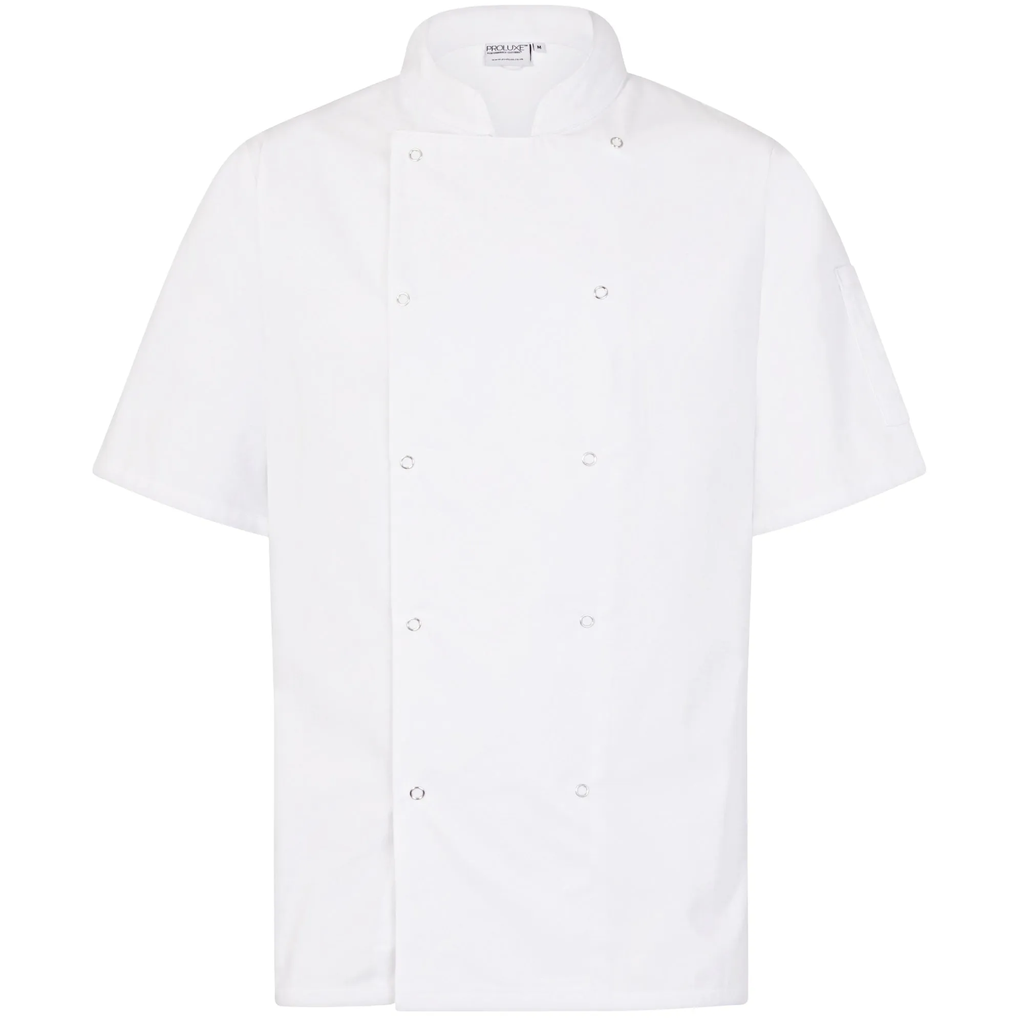 Proluxe Professional Chefs Jacket - Short Sleeve - Unisex - White