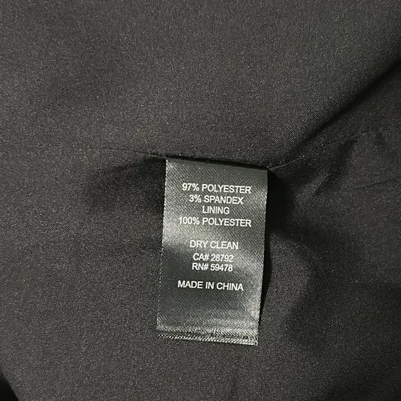 Rachel Zoe Double-Breasted Satin Blazer Suit Jacket in Black