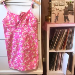 Rare Vintage Lilly Pulitzer Dress White Label Sundress 10 Shift Slip Barbie Pink