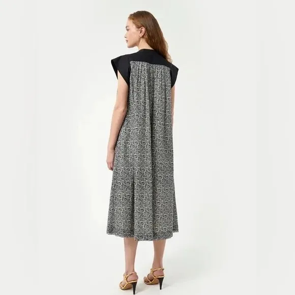 Rebecca Minkoff Ivah Rebecca Zip-Front Midi Dress - Size Small