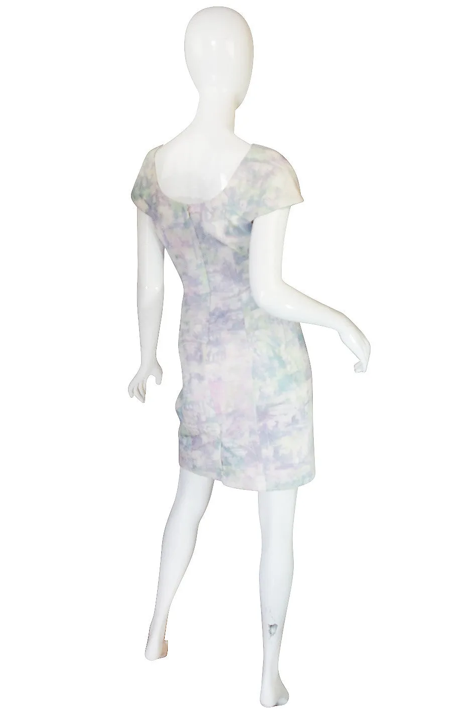 Recent Custom Watercolor Print Silk Erdem Dress