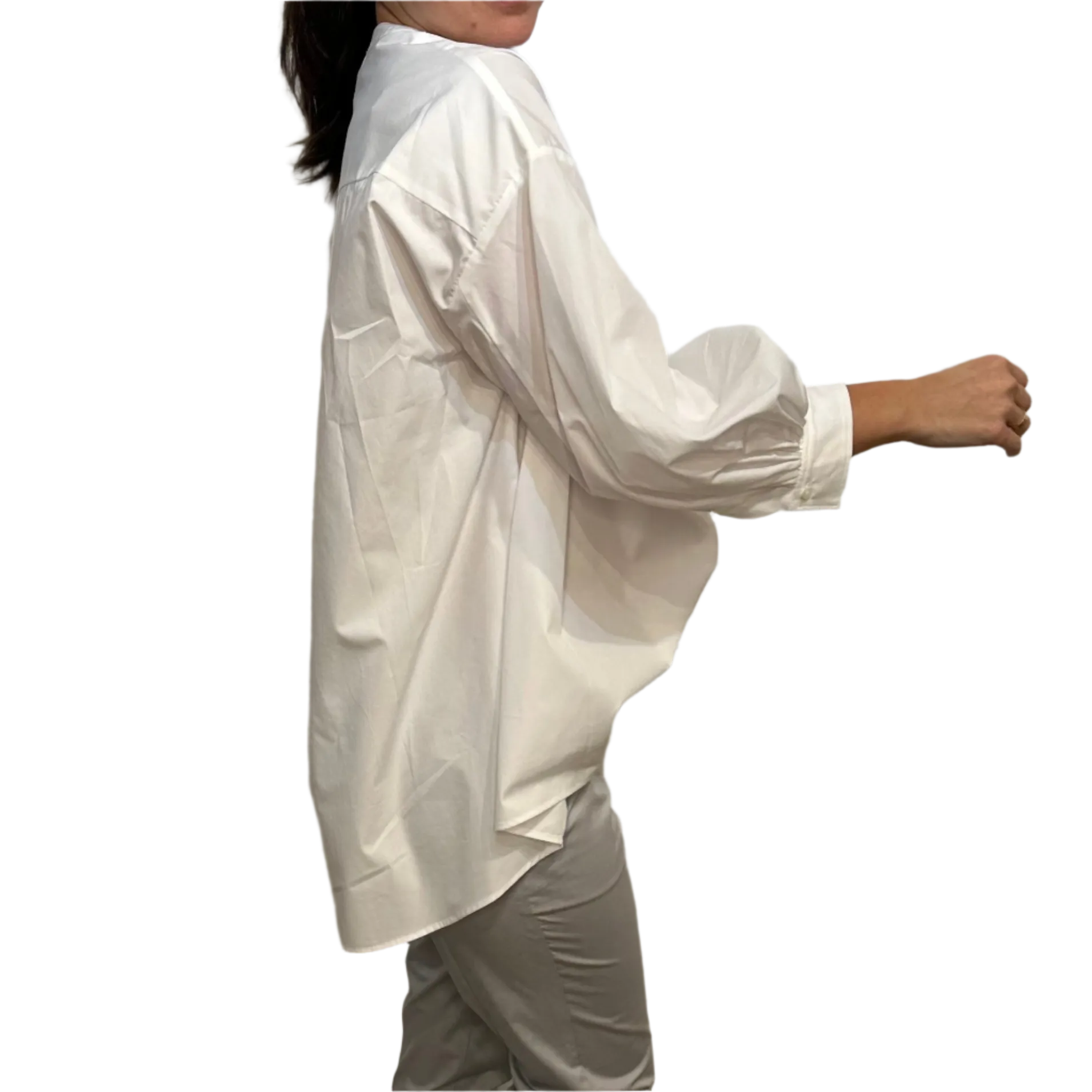 RO - White Button Down Blouse
