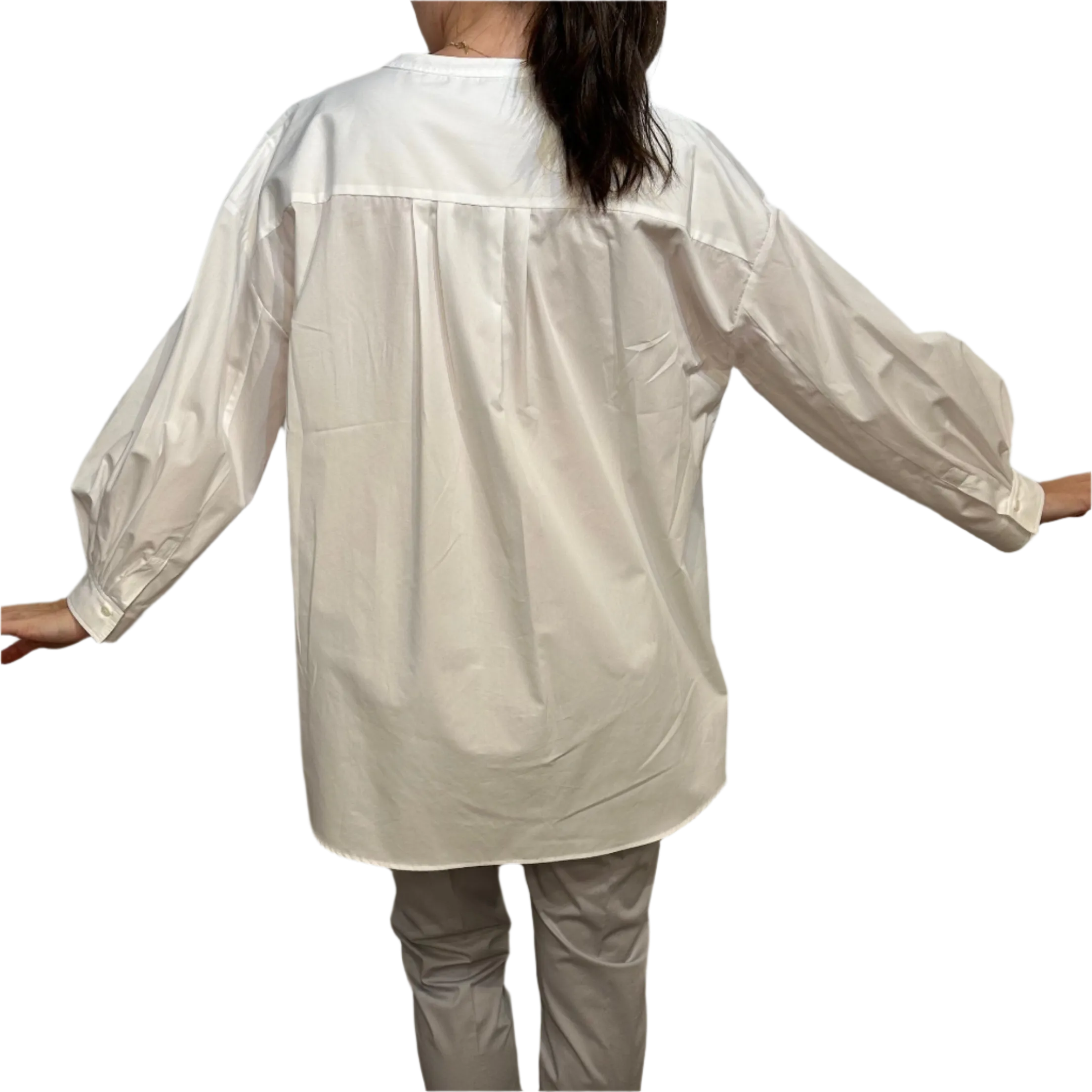 RO - White Button Down Blouse