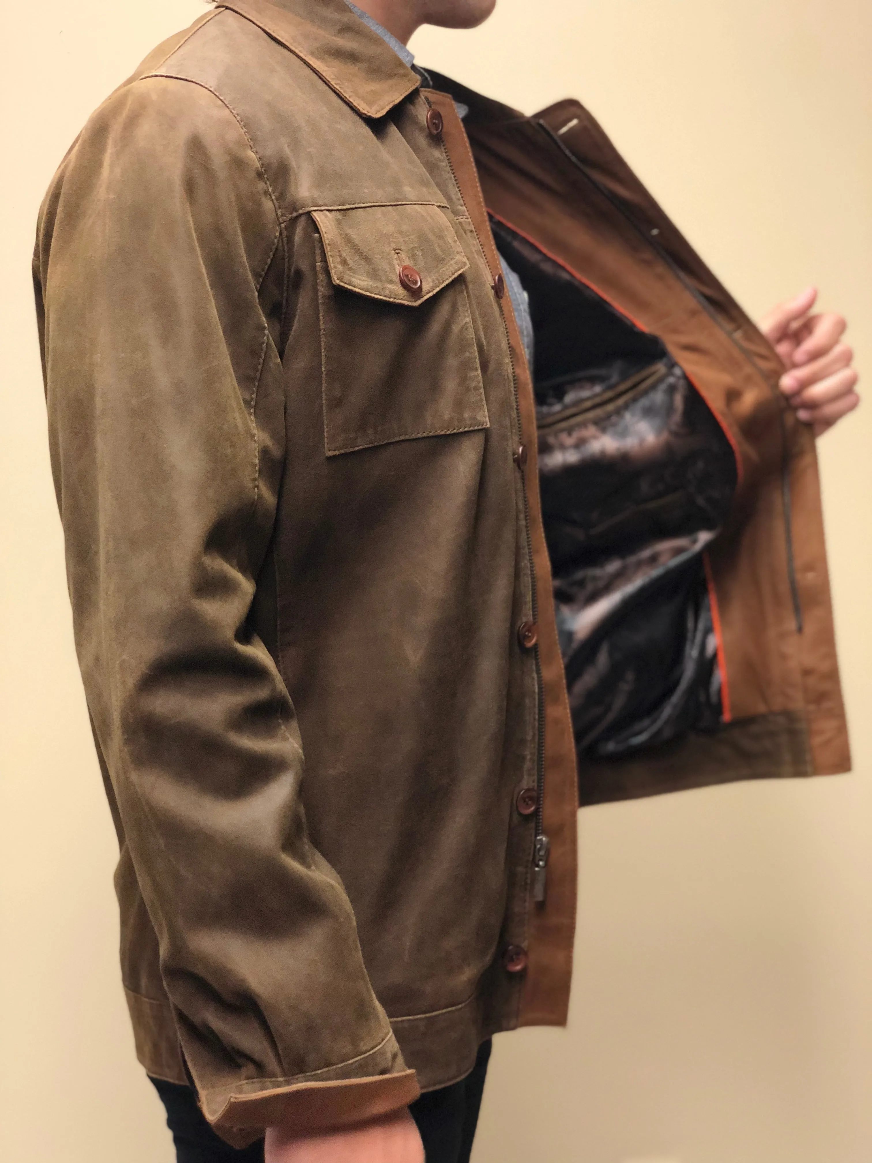 Rustic Vintage Lambskin Jacket