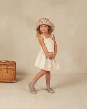 RYLEE   CRU- Pleat Tank & Mae Skirt Set || Ivory