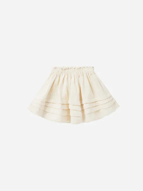RYLEE   CRU- Pleat Tank & Mae Skirt Set || Ivory