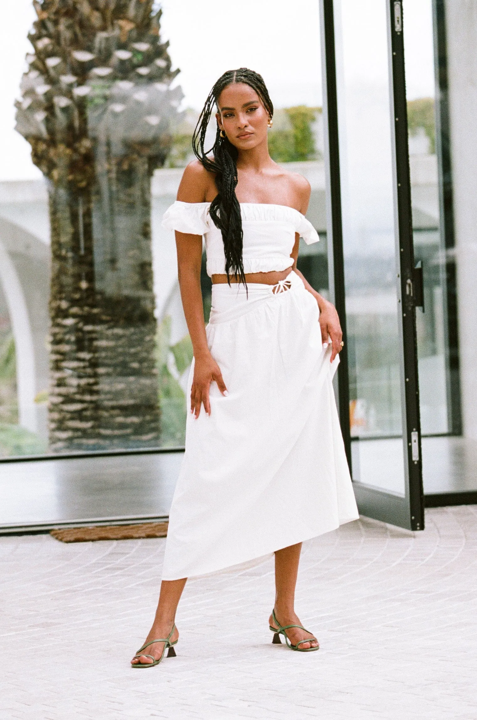 SAMPLE-Dahana Midi Skirt