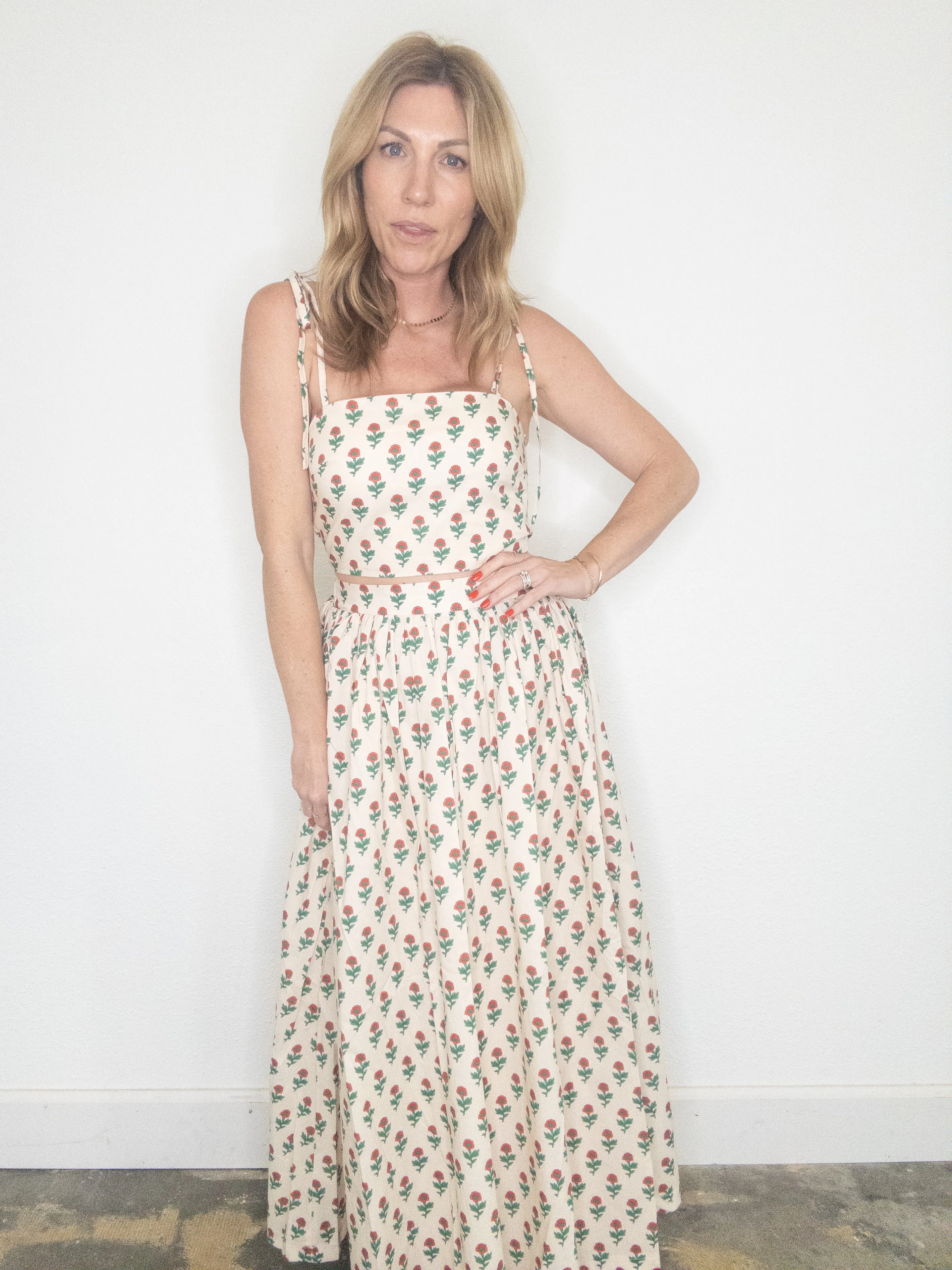 Scarlet Bloom Skirt