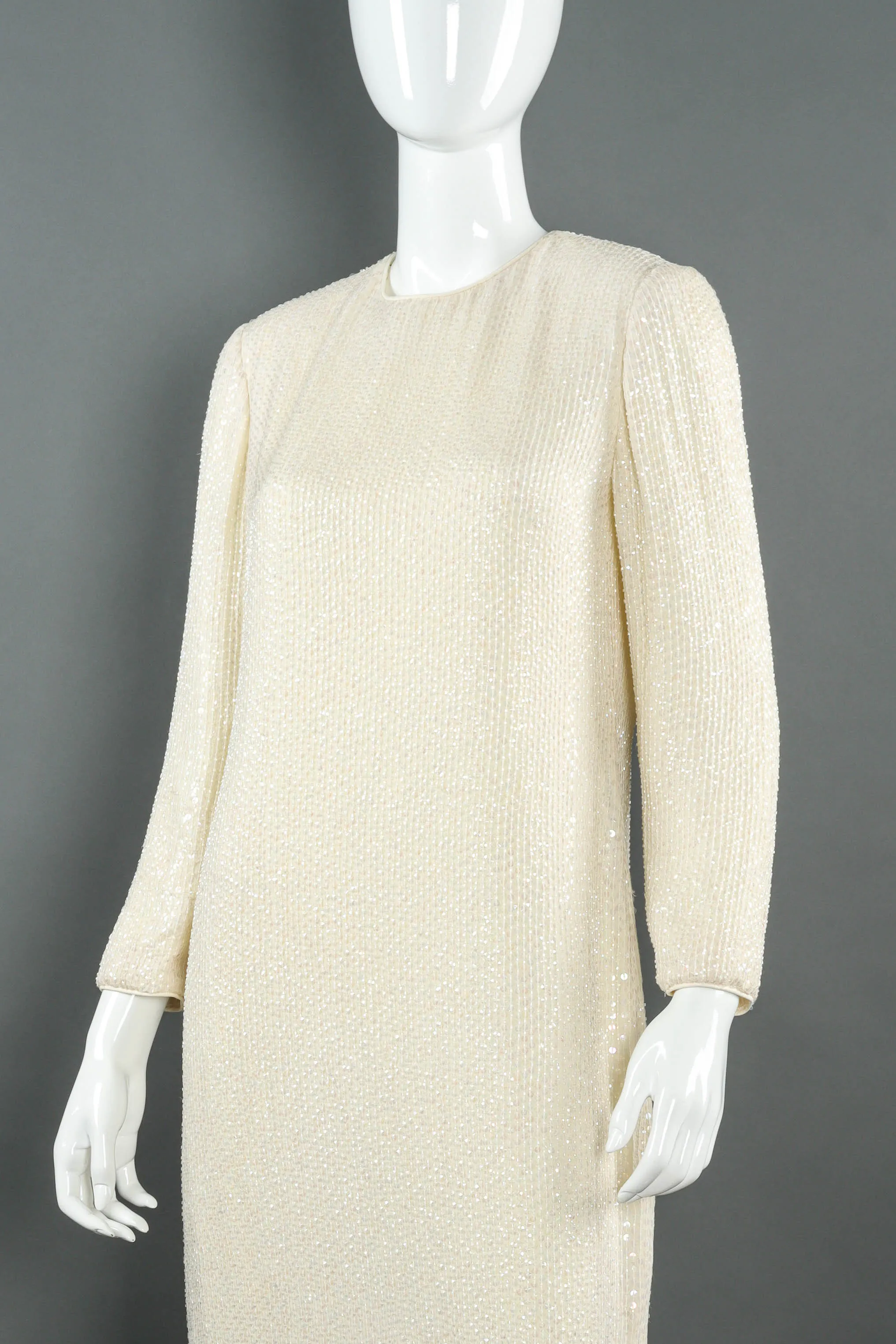 Sequin & Beaded Shift Dress
