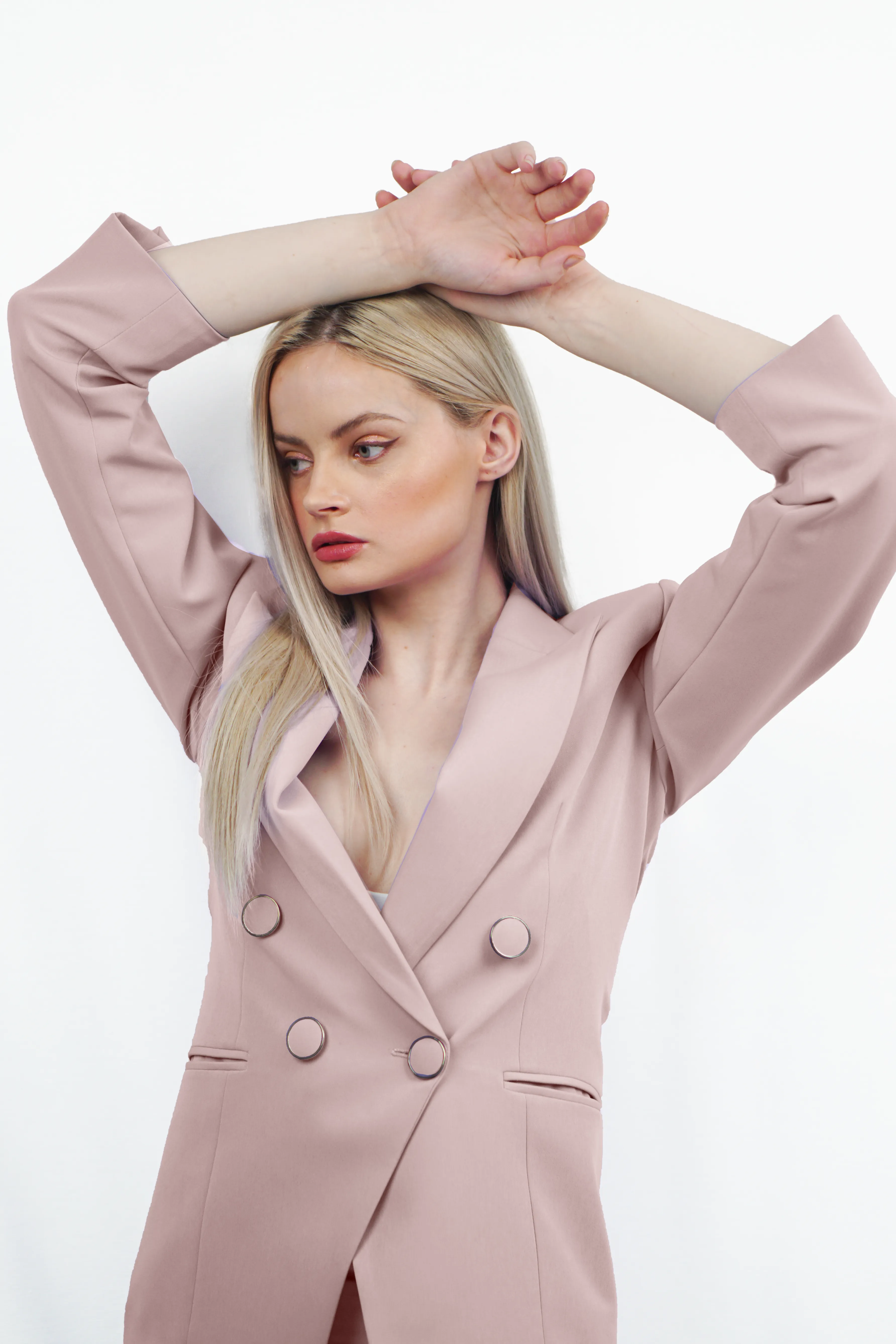She Closes The Gap Between Dreaming And Accomplishing - The Double Breasted Combat Suit - Elixir