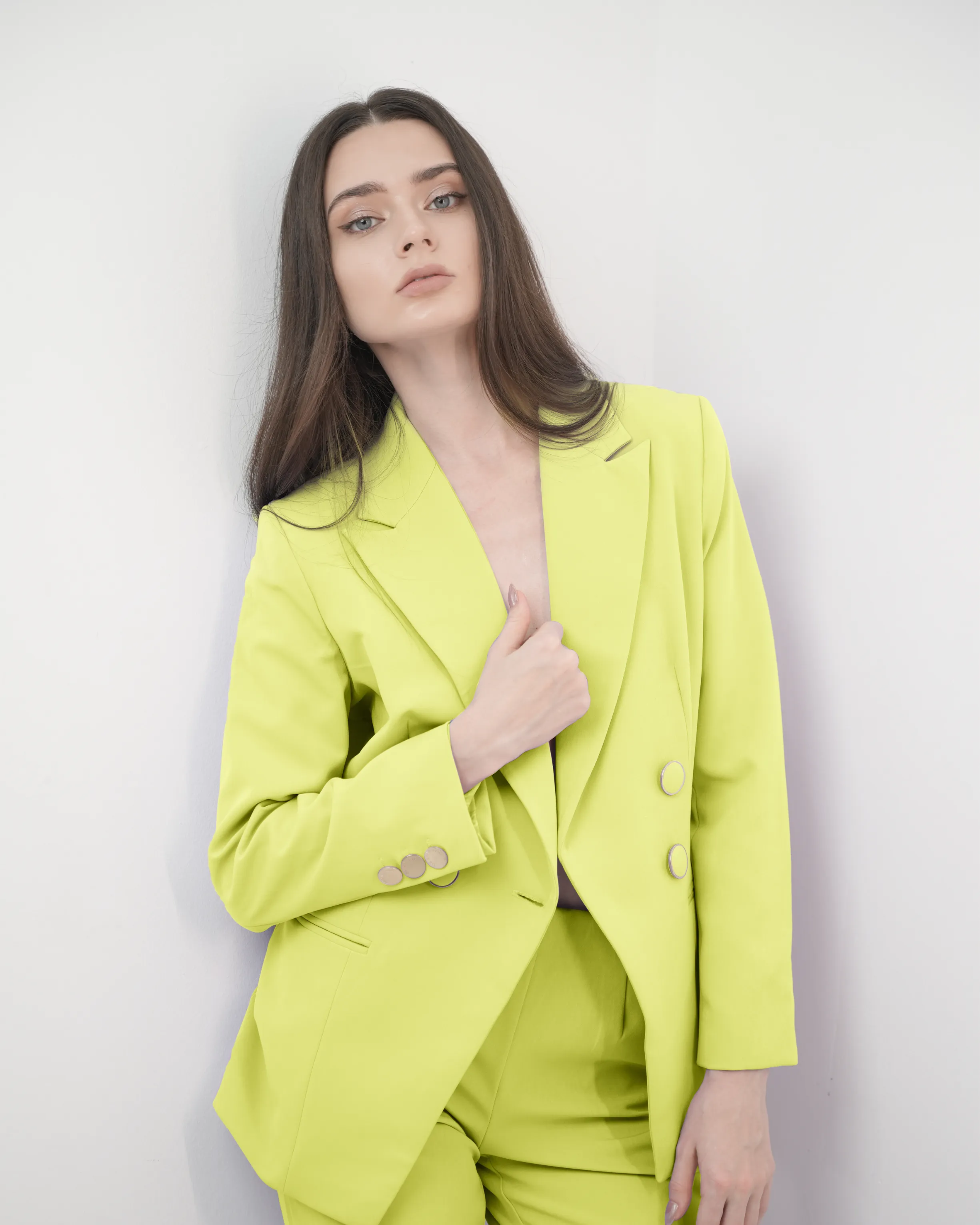 She Closes The Gap Between Dreaming And Accomplishing - The Double Breasted Combat Suit - Elixir
