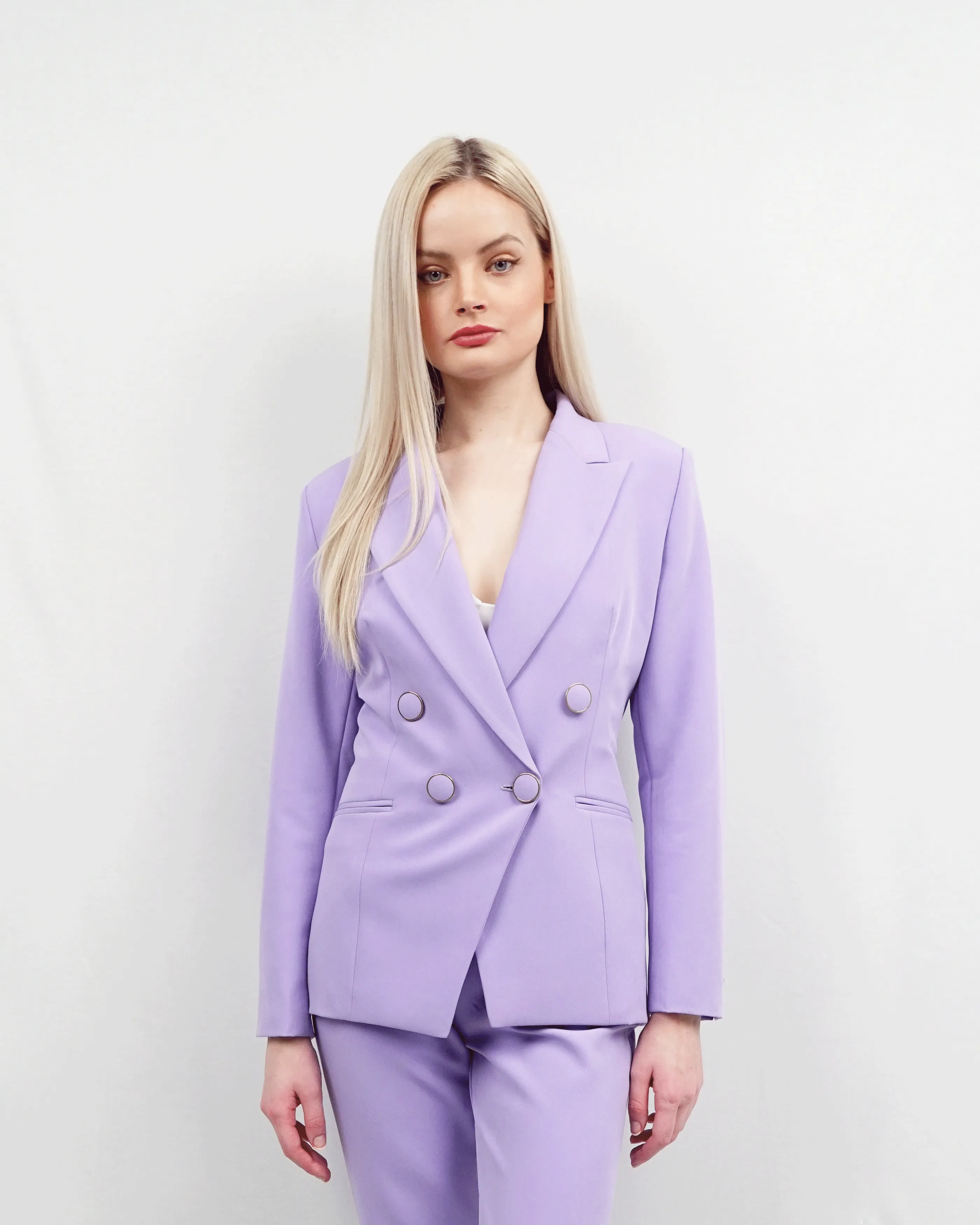 She Closes The Gap Between Dreaming And Accomplishing - The Double Breasted Combat Suit - Elixir
