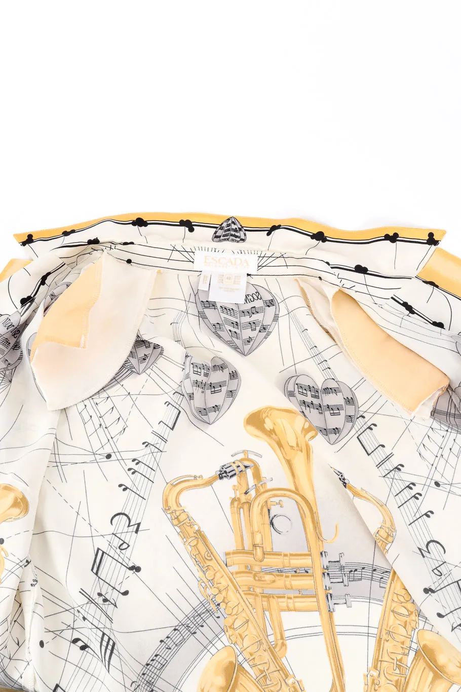 Sheet Music Silk Blouse