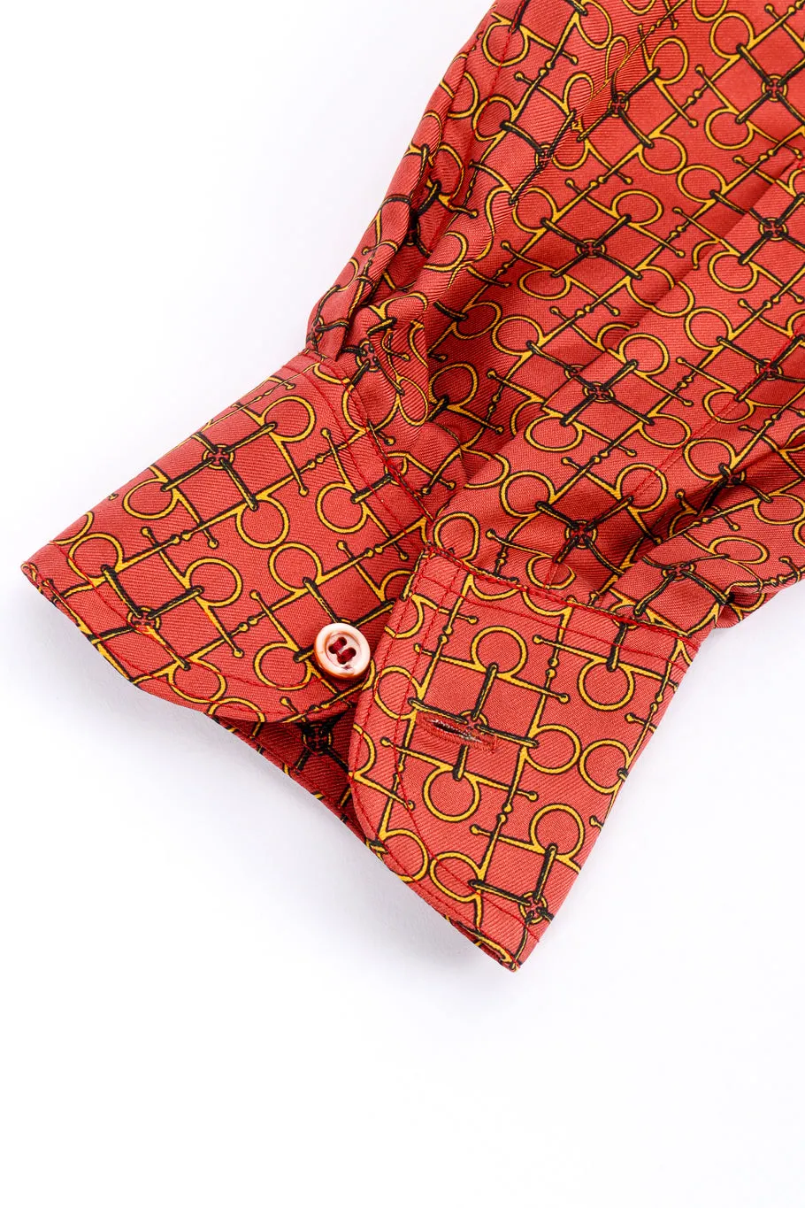Silk Horsebit Blouse