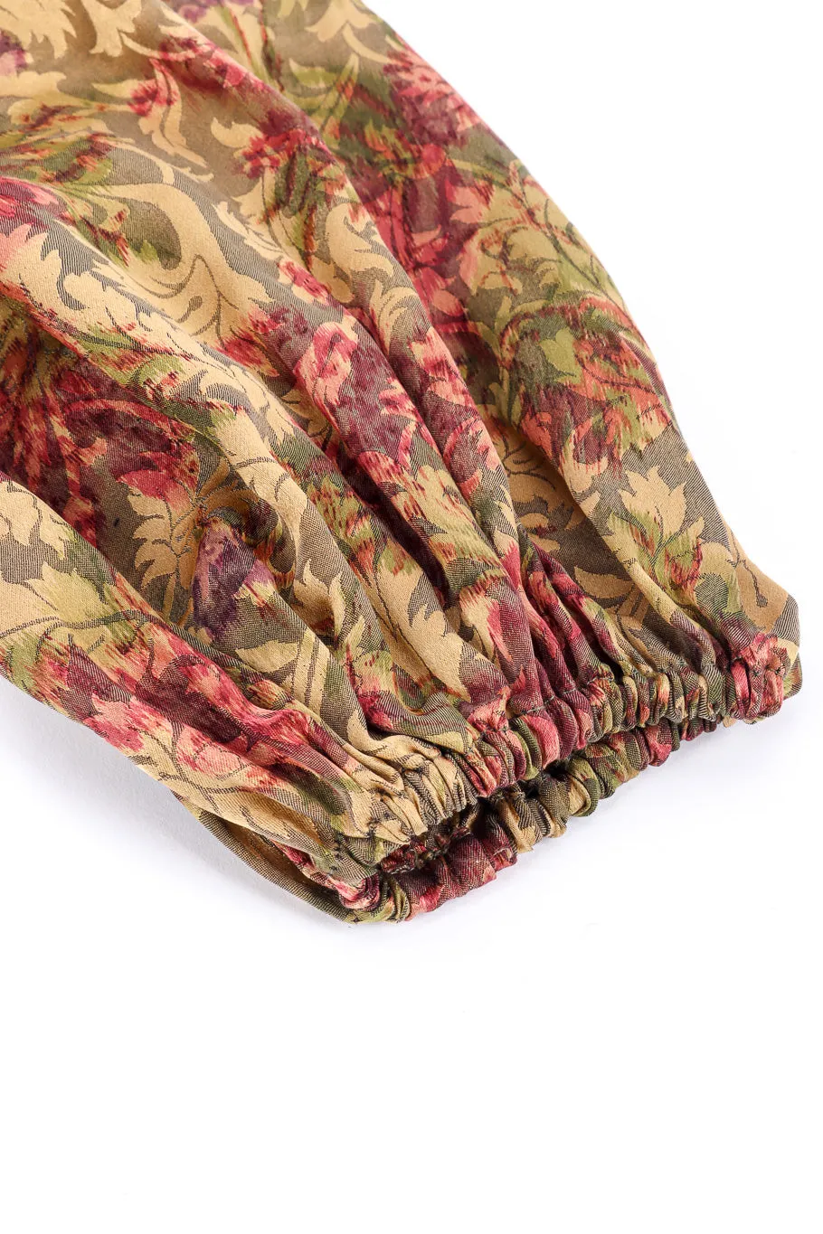 Silk Jacquard Top and Skirt Set