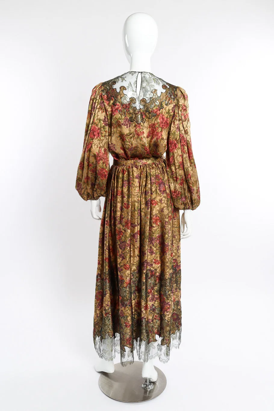 Silk Jacquard Top and Skirt Set