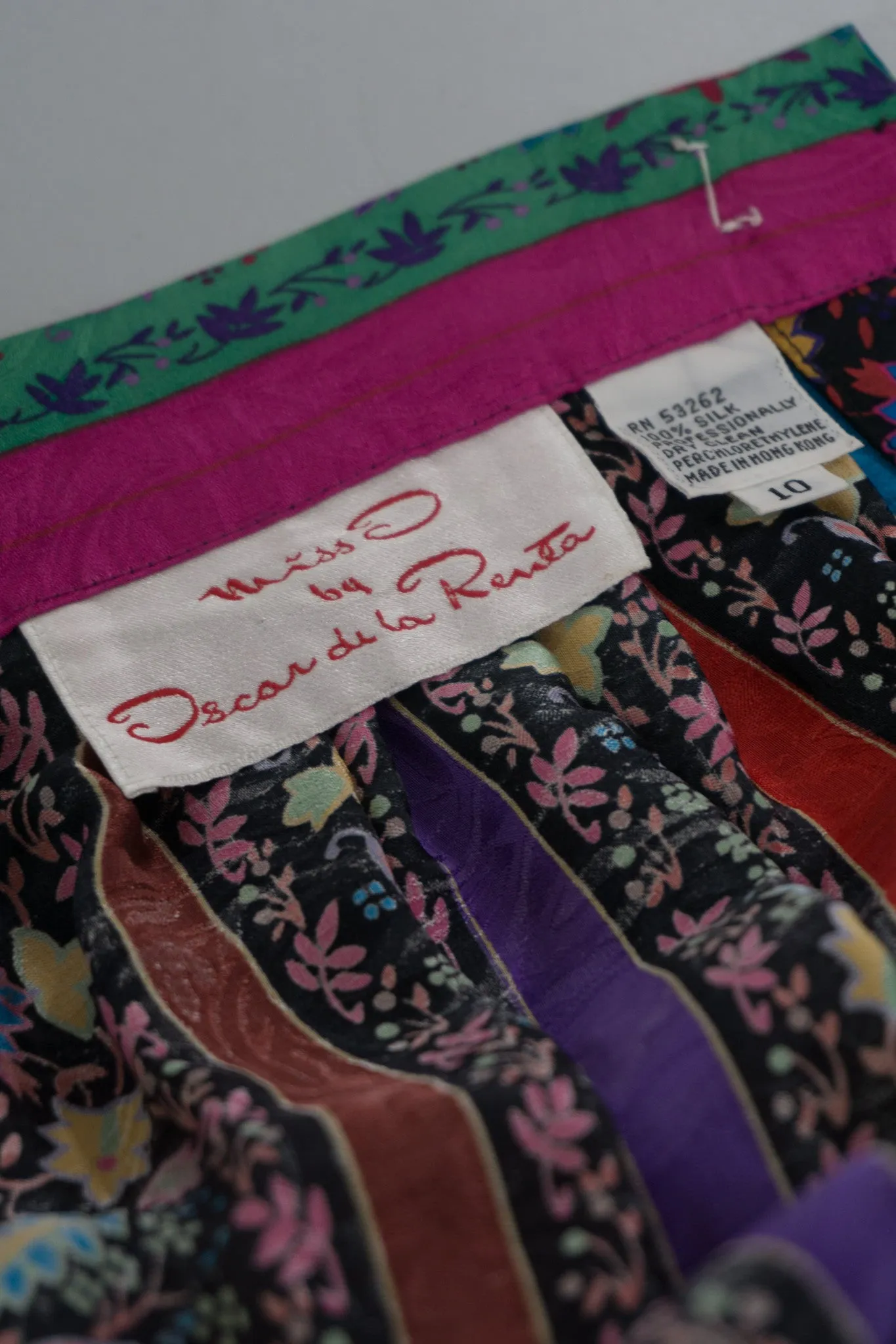 Silk Paisley Skirt