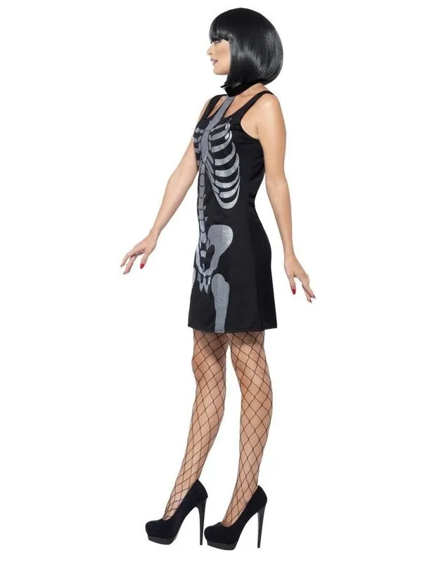 Skeleton Costume, Shift Dress