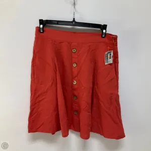 Skirt Midi By Modcloth In Orange, Size: M