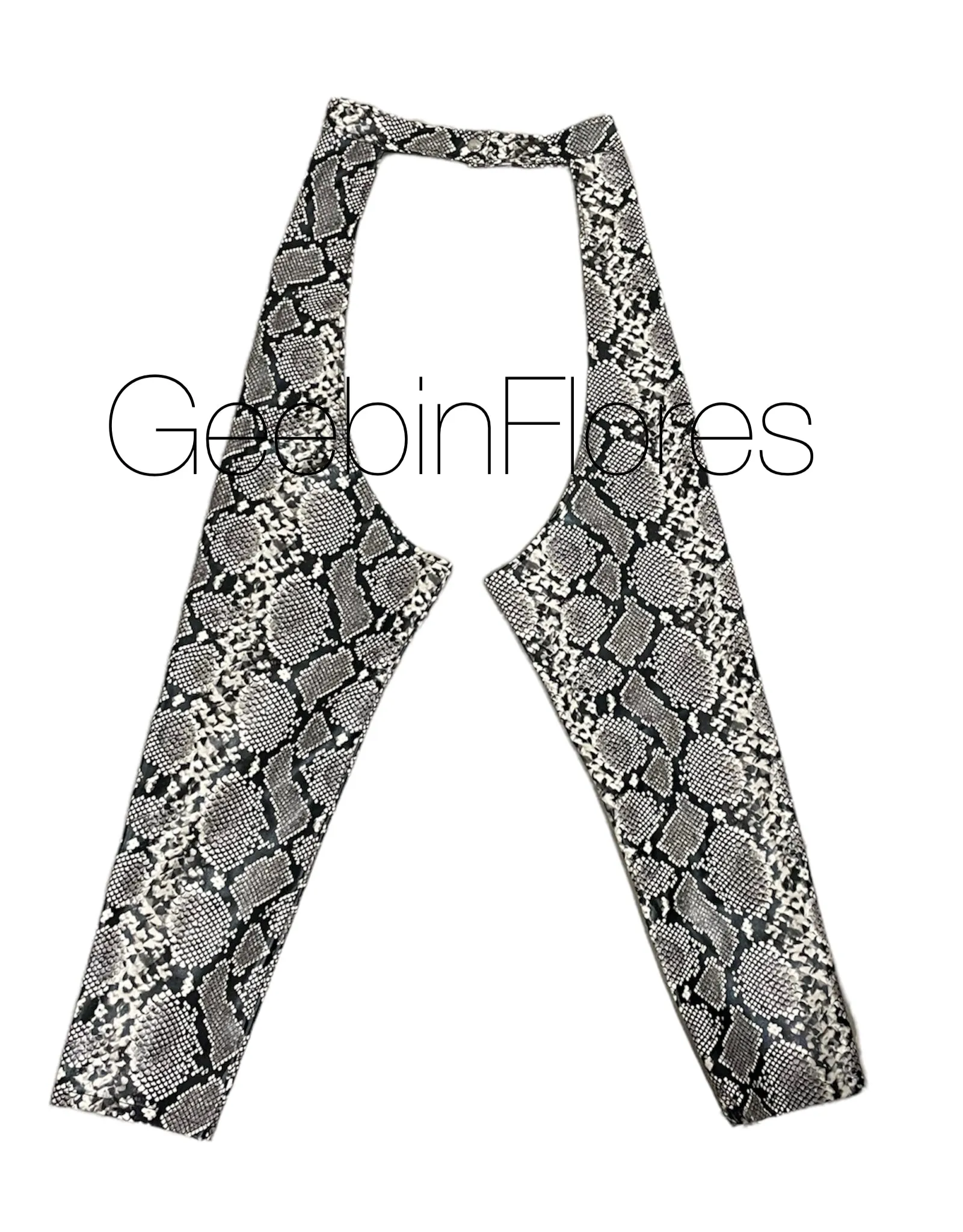Snakeprint Vegan Leather Chaps