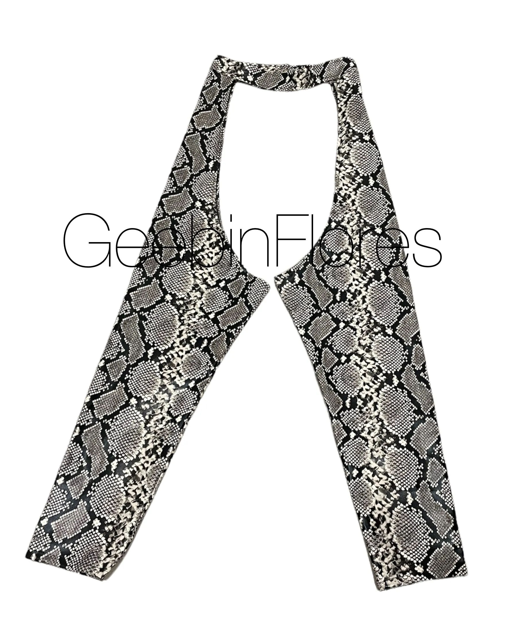 Snakeprint Vegan Leather Chaps