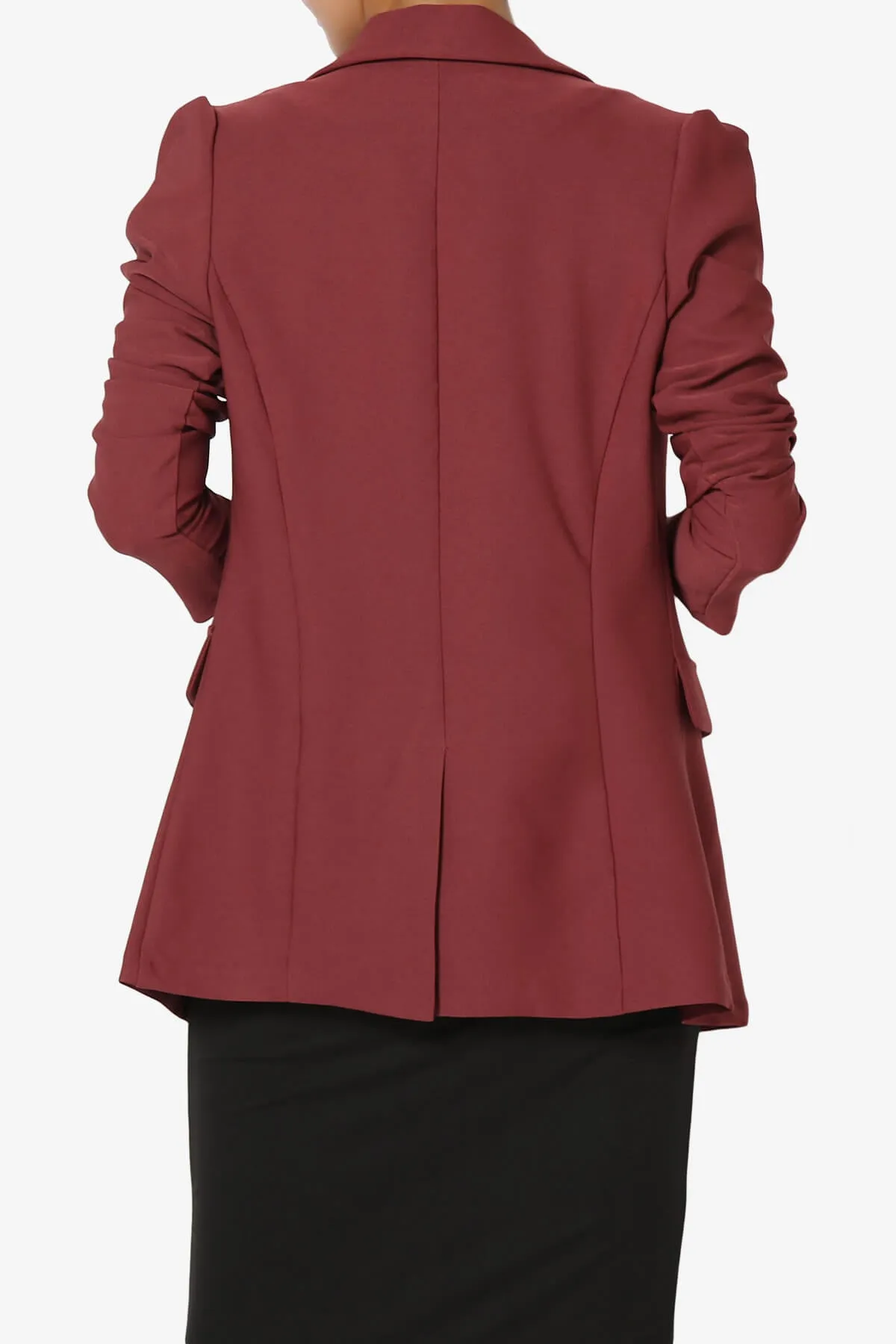 Starie Puff Sleeve Double Breasted Blazer