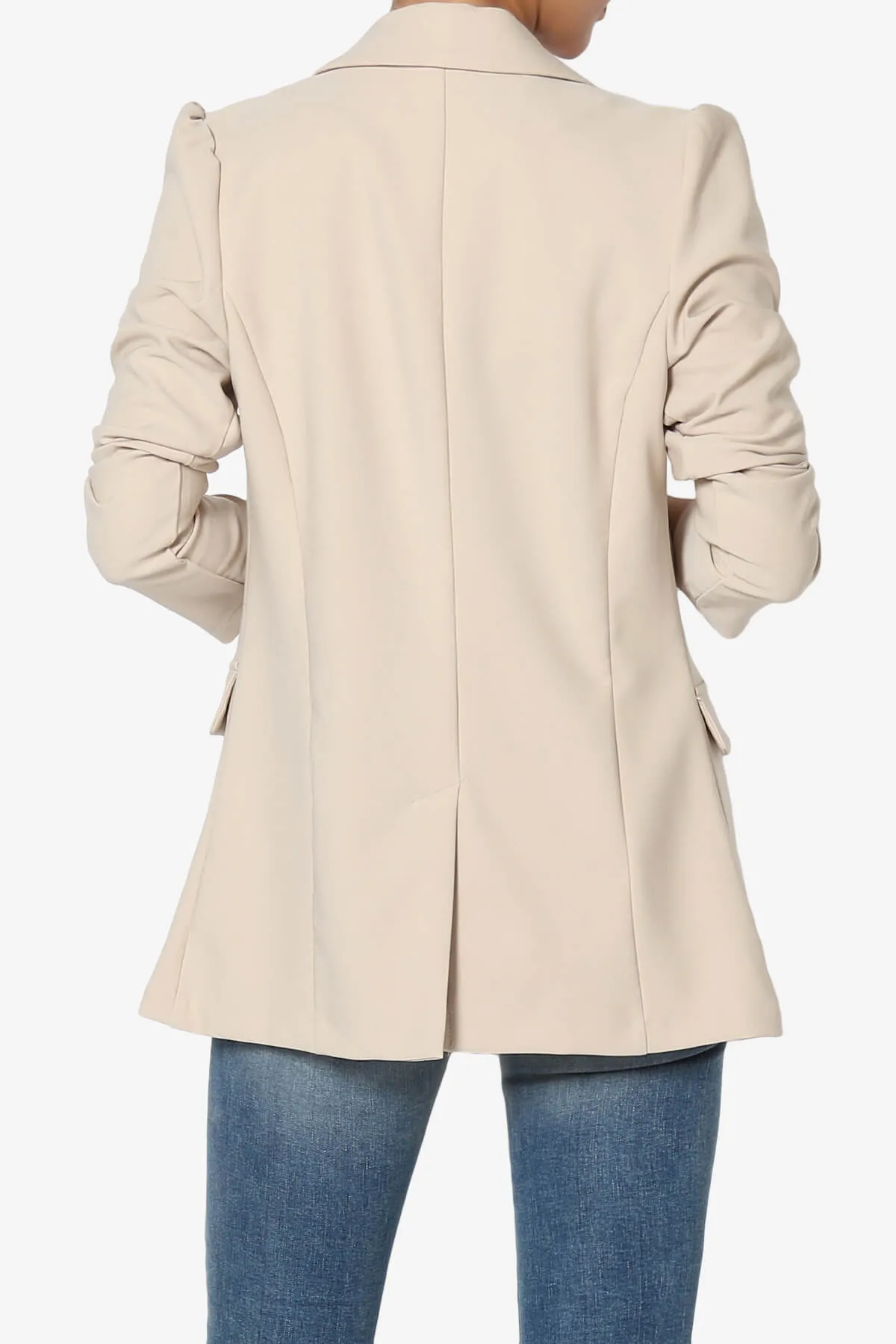 Starie Puff Sleeve Double Breasted Blazer