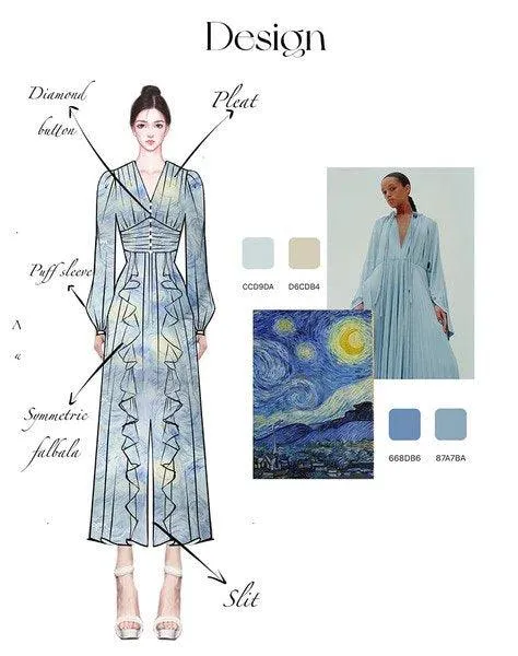 Starry Night Dreamy Long Dress