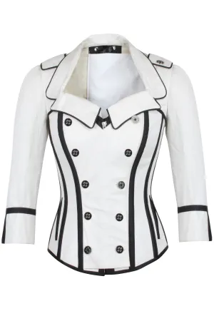 Steampunk Double Breasted Corset Jacket