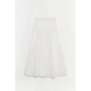 STELLA PLEATED MIDI SKIRT