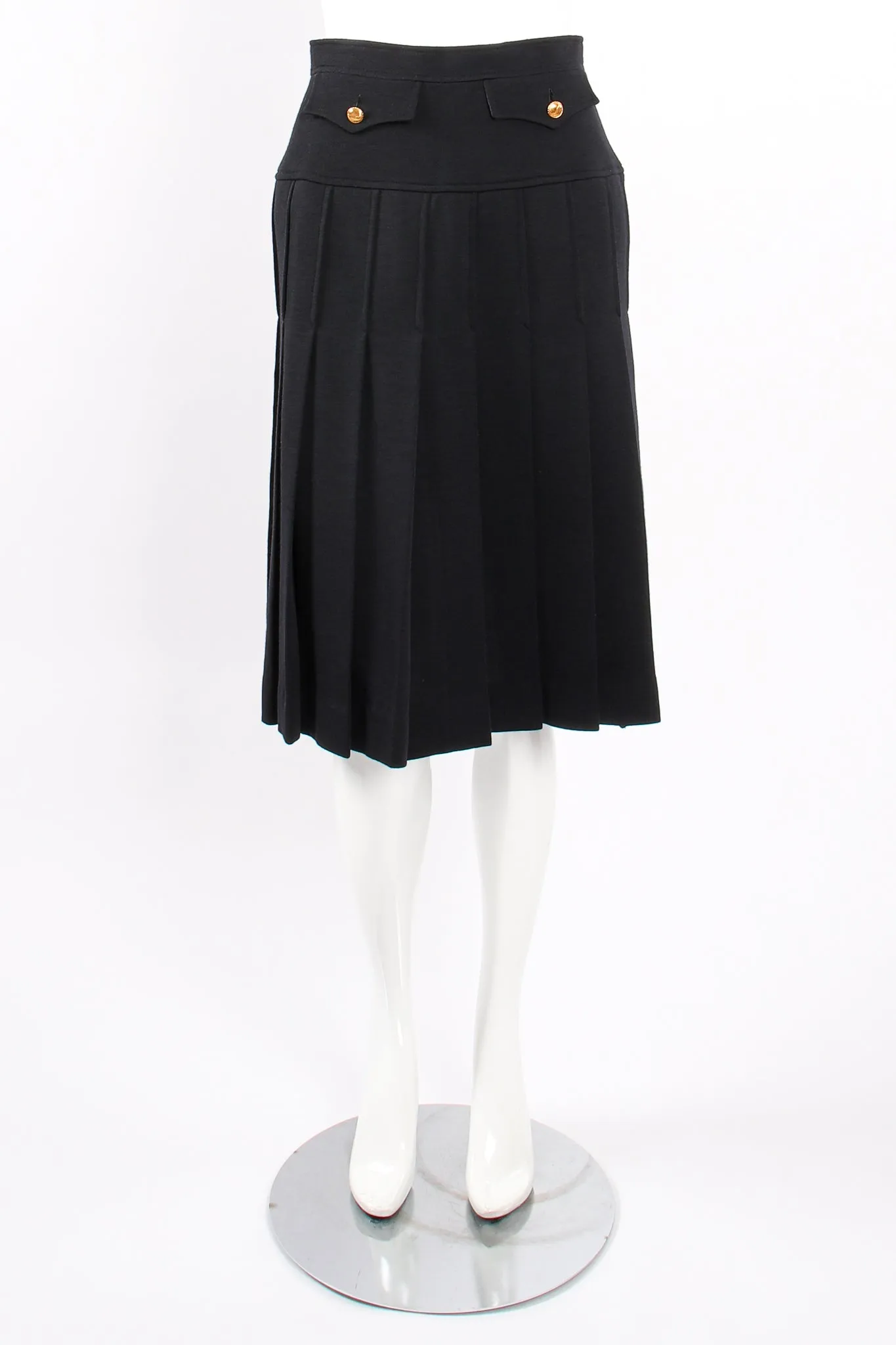 Striped Boxy Jacket & Skirt Set