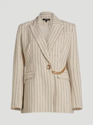 Sunny Grommet Double Breasted Blazer