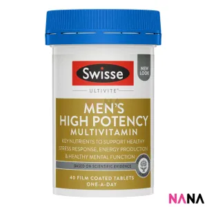 Swisse Men's High Potency Multivitamin 40 Tablets