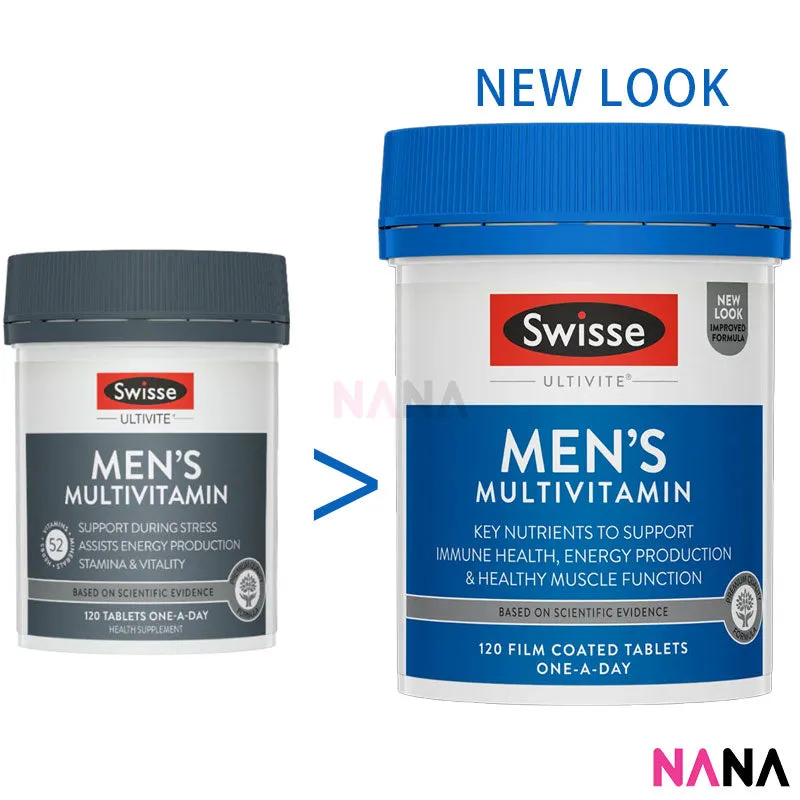 Swisse Men's Ultivite Multivitamin 120 Tablets