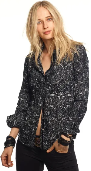 TATOO BUTTON DOWN SHIRT