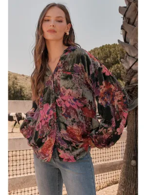 Taylor Flower Print Blouse