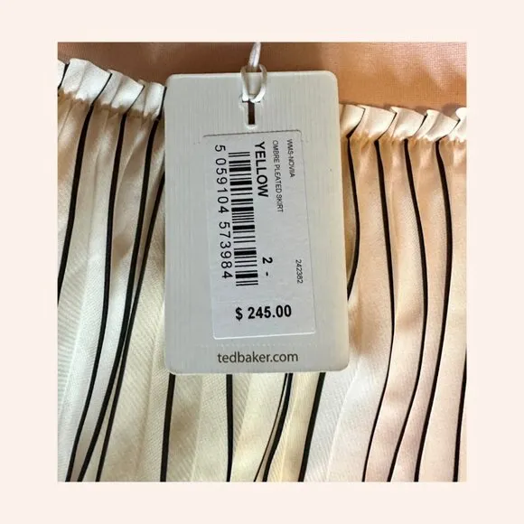 Ted Baker London Pleated Midi Skirt
